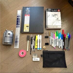 Variety of Art supplies bundle